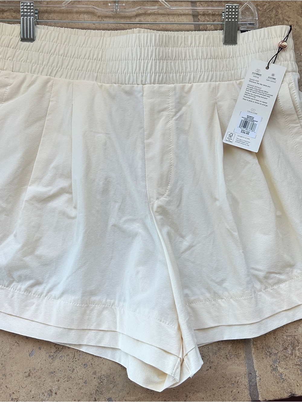 CALIA by Carrie Underwood  NEW with TAGS Cream Shorts
4” inseam size Medium